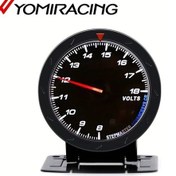 Resim Motion003 Siyah Renkli Dijital Voltmetre Kolay Okunur Ekran 36v Uyumlu Abs Malzeme 