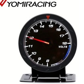 Resim Motion003 Siyah Renkli Dijital Voltmetre Kolay Okunur Ekran 36v Uyumlu Abs Malzeme 