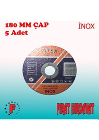 Resim Tıtex Inox Metal Kesici Taş 180x1.6x22.2 MM 5 Adet 