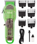 Resim Nave BQ-01 Kablosuz Tıraş Makinesi | T-Bıçaklı, LCD Ekranlı, USB Şarjlı, 6 Taraklı Pro Model 