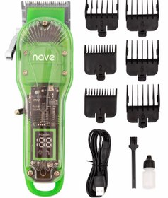 Resim Nave BQ-01 Kablosuz Tıraş Makinesi | T-Bıçaklı, LCD Ekranlı, USB Şarjlı, 6 Taraklı Pro Model 