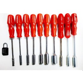 Resim Makroyapı Lokma Tornavida Takımı Lokmalı Tornavida Set 11 Parça 