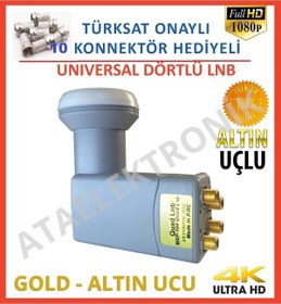 Resim Bağımsız 4 Çıkış Dört Çıkış Hd 3d 4k Lnb Lenebe 10 Adet Jak Hediye Ata Elektronik