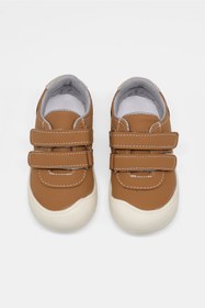 Resim Tonny Black Çocuk Unisex Camel İlk Adım Cırtlı Snaker 