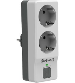 Resim Dotvolt İkili Akım Korumalı Priz Beyaz Anahtarlı Surge Hunter 1050 Joule 0 
