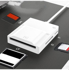 Resim Microcase AL4584 4 İn1 USB OTG CF/SD/TF USB 3.0 Kart Okuyucu 