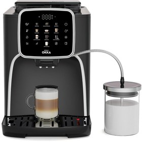 Resim Arzum Okka Espresso Pro M Tam Otomatik Espresso Makinesi Krom - OK0028-05 