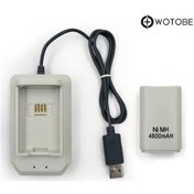 Resim Xbox 360 Oyun Kolu Joystick Powerbank Şarj Edilebilir Pil Ve Şarj Cihazı 