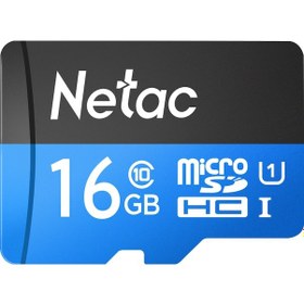 Resim Springsun Netac P500 16gb Mikro Sdhc Kartı Class 10 Uhs-1 80mb/s Hızlı Depolama Siyah-mavi Kolay Beyaz Kutu Paketi 