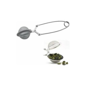 Resim Marsilyan Buffer® Paslanmaz Metal Pratik Kolay Bitki Çayı Demleme Süzgeci Aparatı 