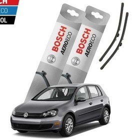 Resim Bosch , Volkswagen Golf 6 2010 Model Bosch Aeroeco Muz Silecek Takımı 