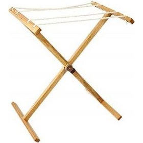 Resim Ahşap Çamaşır Askısı 