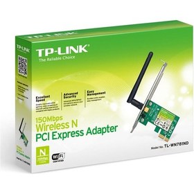 Resim TP-LINK TL-WN781ND 150Mbps KABLOSUZ PCI EXP ADAPTÖR 