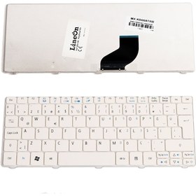 Resim Acer Uyumlu Ze7 Laptop Klavye Beyaz Türkçe 