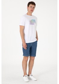 Resim U.s. Polo Assn. Erkek Mavi Şort Jean 50304349-dn0022 Mavi 