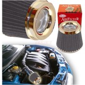 Resim Carub Hava Filtresi Tuning 2 Aparat Krom Gri 4686303 