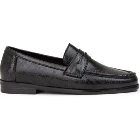 Resim Deery Kadın Siyah Loafer Ayakkabı - K0010ZSYHC01 