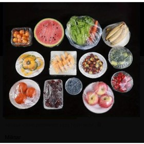 Resim Gıda Taze Tutucu Şeffaf Tabak Kılıfları Çok Amaçlı,z Mutfak Streç Film Yiyecek Kapakları 20 Adet 