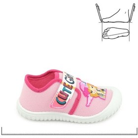 Resim Gezer Yazlık Kız Çocuk Cırt Cırtlı Ayarlanabilir Keten Ayakkabı Ga2ypm.03405.00.r90.0a Pembe 