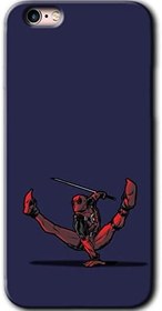 Resim MRCİLETİSİMmrc-195512 DeadPool 3 Kılıf Kapak Hayalet Ekran Yandan Gözükmez iPhone 6s ile uyumlu 