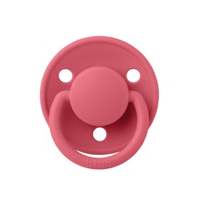 Resim Bibs De Lux Silikon Emzik - Coral - Tek Beden 0-36 Ay 