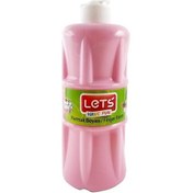 Resim Lets Guaj Boya 500 ML Plastik Pembe L-5104 