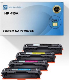 Resim 415a Çipli Uyumlu Set - Hp Color Laserjet Pro M479fnw M479fdw M479fdn M479dw M454dw M454dn 