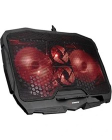 Resim Mcreative AD-RX34 X-Frame Siyah 4 Fanlı 9-17 Inç Notebook Soğutucu Stand 