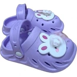 Resim Myshoes Hareketli Figürlü Kız Çocuk Crocs Model Terlik Sandalet 