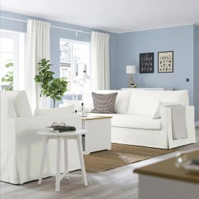 Resim IKEA Beyaz Rahat Kanepe - 3'lü Kanepe 