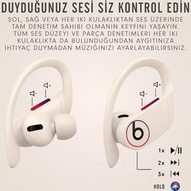 Resim Beats Powerbeats Pro 2 Kablosuz Bluetooth Kulaklık - Gürültü Önleme, Kalp Atış Hızı Monitörü, IPX4, 45 Saate Kadar Pil Ömrü ve Kablosuz Şarj Kutusu, Apple ve Android ile uyumlu - Kum Grisi 