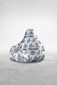 Resim earmut Damla Xl Premium Tasarım Timone Desenli Armut Koltuk 