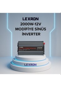 Resim Lexron 2000w 12v 2000 Watt Modifiye Sinüs İnverter 