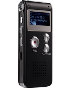 Resim Sk-012 8gb Voice Recorder Usb Professional Dictaphone Digital Audio With Wav Mp3 Player Var Function Record Siyah 