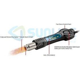Resim Sunline 852D Brushless Yedek Sıcak Hava Üfleme Kolu 