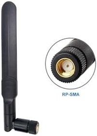 Resim Alkatronik 8dBi RP-SMA Erkek Anten 2.4GHz 5.8GHz RF Gsm Wifi Sinyal Kuvvetlendirici Anten Modem Telsiz Kablosz 