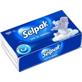 Resim Selpak Çek Al Mendil Yumuşacık 100 Yaprak 