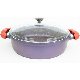 Resim Masterchef Aluminyum Döküm K.yarık Tencere 24 Cm Mor 