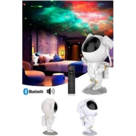 Resim Projeksiyon Astronot Lamba Speaker Sevimli Astronot Bluetooth Hoparlör 