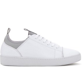 Resim Derimod Erkek Beyaz Deri Sneaker 23sfd6306ft 