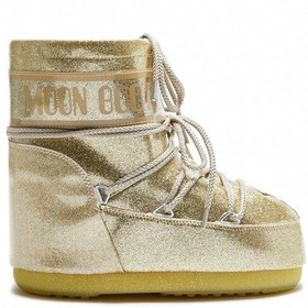 Resim Moon Boot Mb Icon Low Glıtter Gold Kar Bot Altın 