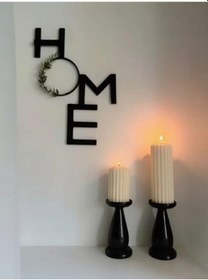 Resim El Yapımı 2"li Şamdan Home Duvar Aksesuar 
