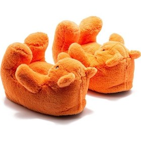 Resim Twigy Pookie EE0563 Kadın Hayvanlı Panduf Turuncu 36/41 Turuncu 