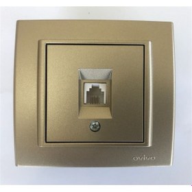 Resim Ovivo Mina Titanyum Nummeris Telefon Prizi Çerçeveli 