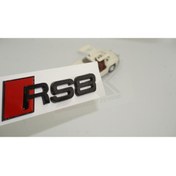 Resim Audi Dk Tuning Rs8 Bagaj Parlak Siyah Abs 3m 3d Yazı Logo Amblem Ürün 