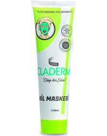 Resim Claderm 50Ml Tüp Organik Kil Maskesi 