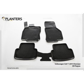 Resim Ekiciler Golf 7 2013+ 3D Havuzlu Paspas Direksiyon Kılıfı 