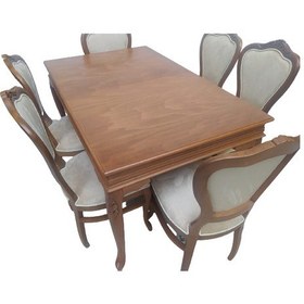 Resim Bengimobilya Masa Retro Ayak-Klasik Model Sandalye Kayın Torna Aslan 6 Adet 