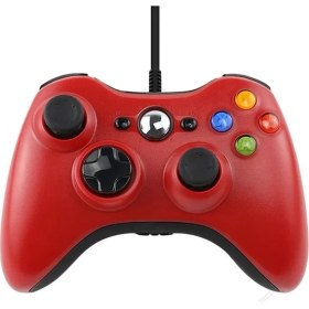 Resim Papajack Kırmızı-Xbox 360 Için Microsoft USB Kablolu Denetleyici Pc Cep Telefonu Joypad Gamepad Konsolu XBOX360 Oyun Joystick Için Kablolu (Yurt Dışından) 