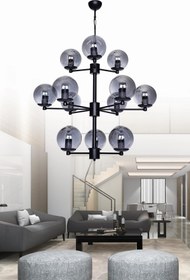 Resim Trendylight Eser 12 Li Siyah Modern 
